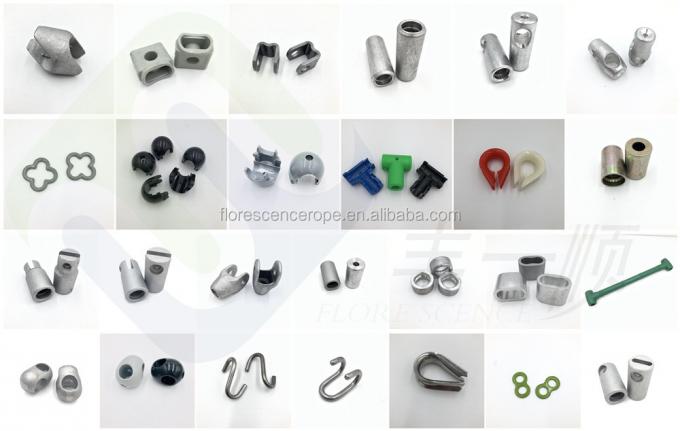 بيع ساخن 16 ملم 6 خيوط حبل PP الجمع مع القلب الصلب للملاعب 5