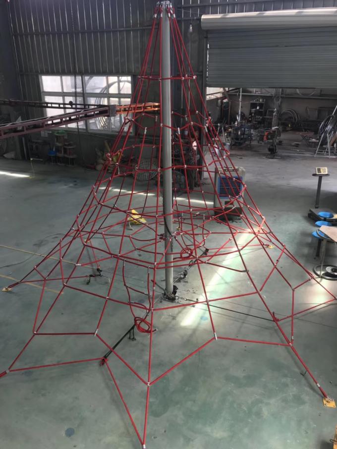 حبل الملعب الخارجي مزيج من 16 ملم 6 خيوط PET أو PP للشبكة التسلق 9