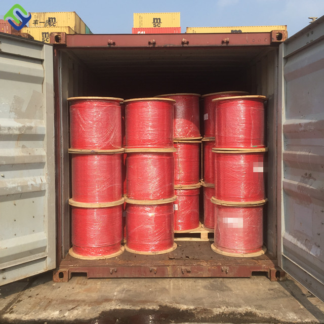 حبل الملعب الخارجي مزيج من 16 ملم 6 خيوط PET أو PP للشبكة التسلق 17