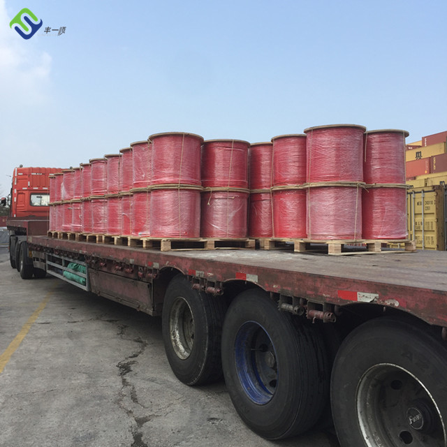 حبل الملعب الخارجي مزيج من 16 ملم 6 خيوط PET أو PP للشبكة التسلق 18