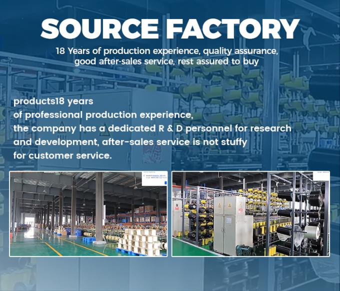 8 خيوط من البوليستر المختلط البحري ريب 64mm 72mm 80mm مع 11m الطول 8