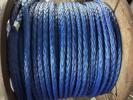 قوة عالية 12 خيوط UHMWPE مضفر رباط حبل 36 مم