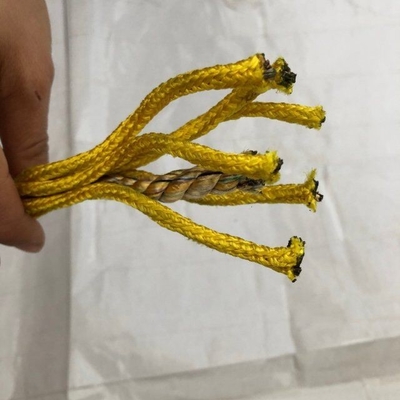 حبل الملعب الخارجي مزيج من 16 ملم 6 خيوط PET أو PP للشبكة التسلق