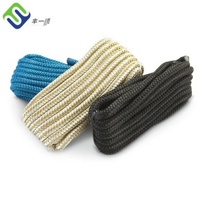 العديد من الألوان المزدوجة من النايلون الملتحمة حبل رصيف قارب الشراع 6mm إلى 50mm 1/4 "إلى 2"