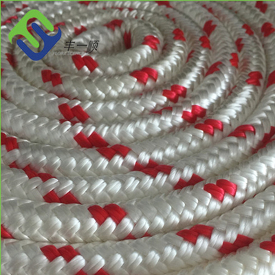 12mmx220m الحبل المربوط المزدوج النيلون بحرية رساطة الحبل / رصيف الحبل