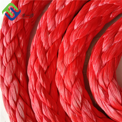 قوة عالية 12 خيوط UHMWPE مضفر رباط حبل 36 مم