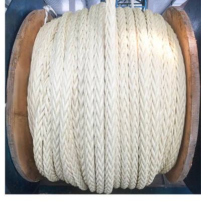 قوة عالية 12 خيوط UHMWPE مضفر رباط حبل 36 مم