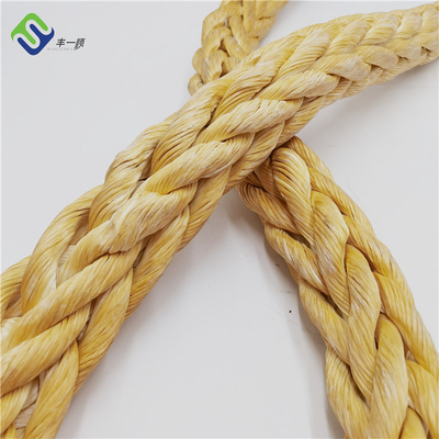 قارب 12 ستراند UHMWPE حبل اصطناعي UHMWPE جر حبل 18 مم للبحرية
