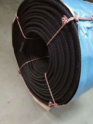 حبل الملعب الخارجي مزيج من 16 ملم 6 خيوط PET أو PP للشبكة التسلق