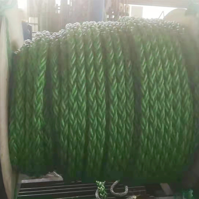 اللون الأخضر 44mmx500m 8 خيوط PP حبل سلكي مزيج للبحر العميق