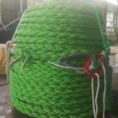 40mm 44mm 48mm 8 خيوط البولي بروبلين الحبل المزيج للأسلاك وضع السفينة