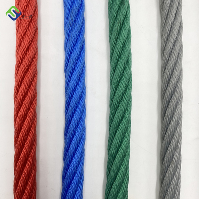 تخصيص اللون 16mm البوليستر مزيج ملعب حبل لتسلق حبل صافي