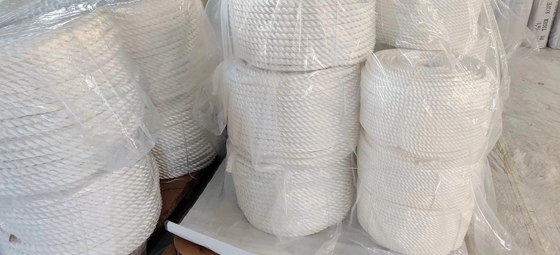19mmx220m 3 خيوط مشوهة نايلون حبل ترسانة بحرية مع حمولة كسر عالية