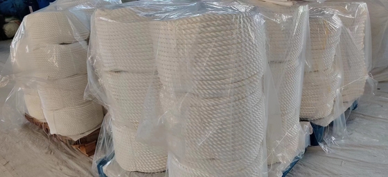 19mmx220m 3 خيوط مشوهة نايلون حبل ترسانة بحرية مع حمولة كسر عالية