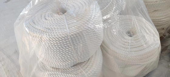 19mmx220m 3 خيوط مشوهة نايلون حبل ترسانة بحرية مع حمولة كسر عالية