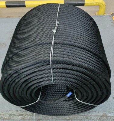 حبل مزيج الملعب الخارجي لون قوس قزح 16mm * 500m لتسلق شبكة الحبل