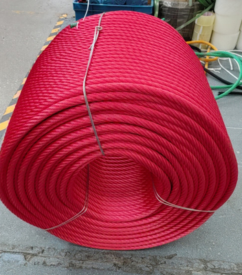 6x8 FC PP Multifilament / Polyester Combination Wire Rope للحبال التسلق في ملاعب اللعب