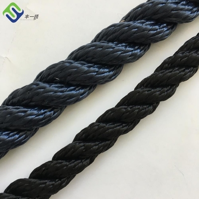 3 خيوط ملفوفة بولياميد نايلون الحبل 20-30mm للقوارب السفينة اليخوت