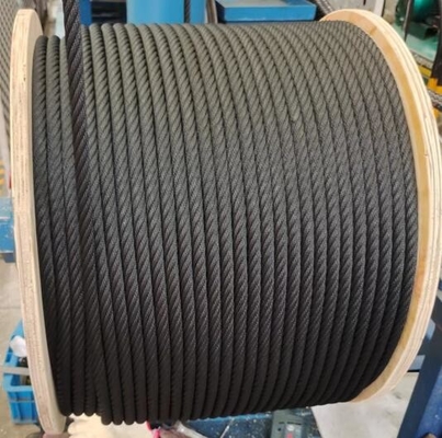 6 خيوط 16mm*500m الصلب النواة PP الجمع حبل الملعب للأطفال الجسر الملعب
