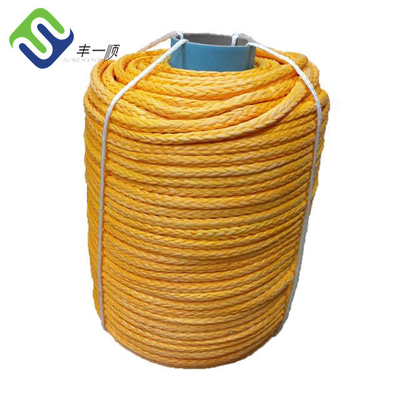 حبال UHMWPE عالية الجاذبية 12 خيوط واحدة مضفورة حبال 30 ملم حبل رصيف