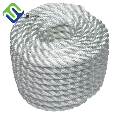3 خيوط من النيلون الملتوية الحبل المعلق للسفن البولياميد حبل اليخوت البحرية 4mm-60mm
