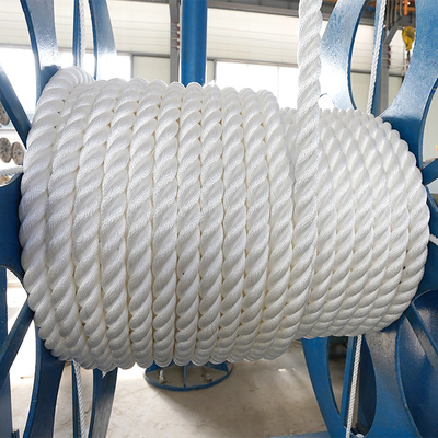 حبل 8mm-36mm 3 Strand 4 Strand Polyamide Nylon Mutifilament للسفن البحرية