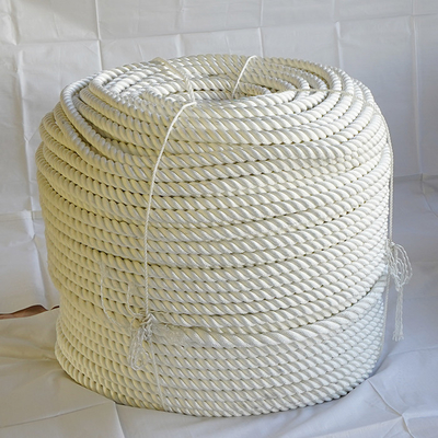 حبل 8mm-36mm 3 Strand 4 Strand Polyamide Nylon Mutifilament للسفن البحرية