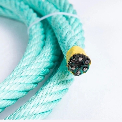 حبل الأسلاك البرتقالي 18MM PP Combinaion للجذب الصيد