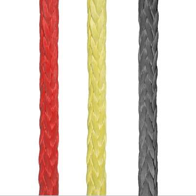 حبل سلكي من الألياف الاصطناعية UHMWPE ذو 12 خيطًا عالي القوة قطره 48 مم لسحب السفن البحرية