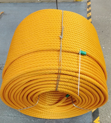 6 خيوط 16mm*500m الصلب النواة PP الجمع حبل الملعب للأطفال الجسر الملعب