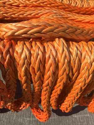 12 خيط UHMWPE الحبل البحري عالية القوة العائمة