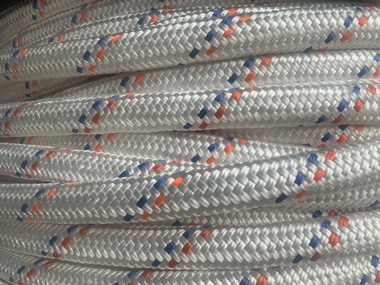 حبل UHMWPE مزدوج الضفائر 30 ملم بطول 220 متر عالي القوة لسحب السفن
