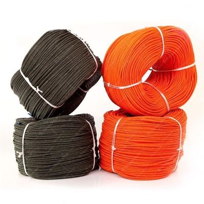 High Quality 3 Strand Polyethylene Twisted PE Monofilament Ropes For Packaging Fishing