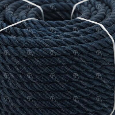 حبل بولي بروبلين ملتوي من 3 خيوط، حبل بولي بروبلين، مقاس 6 مم - 40 مم، طول 200 متر/220 متر للتعبئة والتغليف