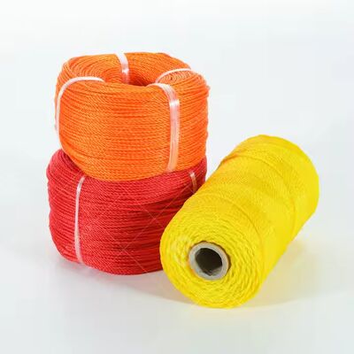 حبل بولي إيثيلين ثلاثي الشعيرات بتصميم مفصلي بألوان عالية الوضوح للتعبئة المقاومة للعوامل الجوية