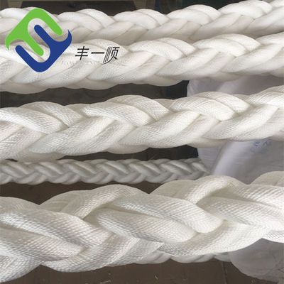 8 Strand Nylon Rope Heavy Duty Marine Mooring Line with Customizable Length and Good Knotability