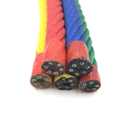 البوليستر ملعب مزيج حبل الصلب الأساسية 18 مم 6 * 8 FC حسب الطلب