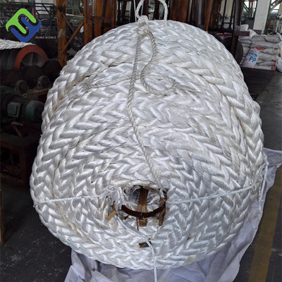 56mm قطر غير عائم 8 حبلا نايلون رباط حبل