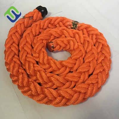 8 خيوط البحرية البوليستر الخيط الكابل للنقل السفن 56mm*220m الحبل البوليستر