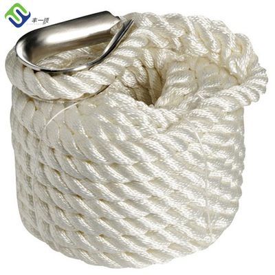 حبل سحب ملتوي من النايلون 3 ستراند 24 مم × 220 م